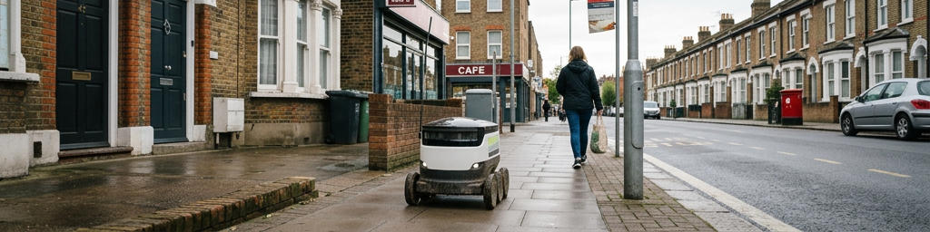 Sidewalk Robots at Work Inside the Last Mile